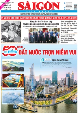 Báo Sài Gòn Giải Phóng ngày 30/4/2025