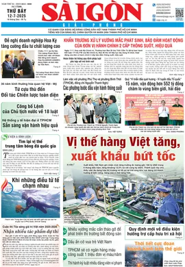 Báo Sài Gòn Giải Phóng ngày 12/07/2025