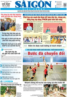 Báo Sài Gòn Giải Phóng ngày 30/11/2025