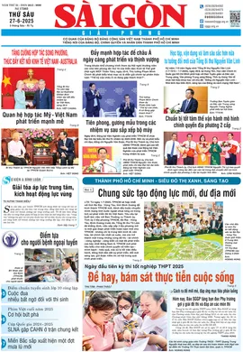 Báo Sài Gòn Giải Phóng ngày 27/6/2025