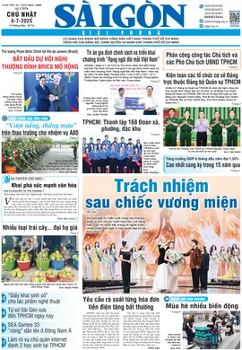 Báo Sài Gòn Giải Phóng ngày 6/7/2025