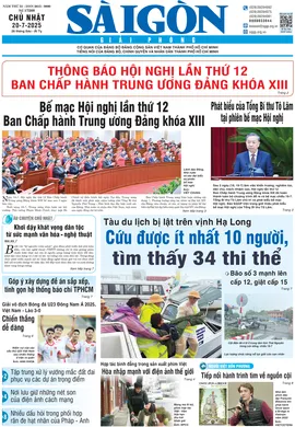Báo Sài Gòn Giải Phóng ngày 20/7/2025