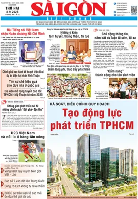 Báo Sài Gòn Giải Phóng ngày 8/9/2025