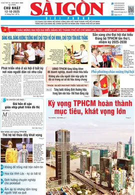 Báo Sài Gòn Giải phóng ngày 12/10/2025