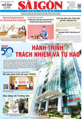 Báo Sài Gòn Giải Phóng ngày 4/5/2025