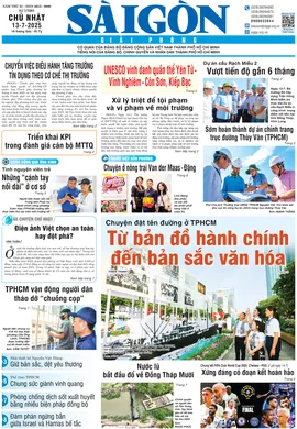 Báo Sài Gòn Giải Phóng ngày 13/7/2025
