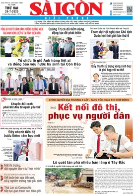 Báo Sài Gòn Giải Phóng ngày 28/7/2025