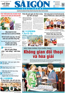 Báo Sài Gòn Giải Phóng ngày 7/9/2025