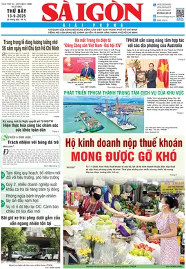 Báo Sài Gòn Giải Phóng ngày 13/9/2025