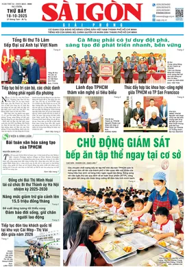 Báo Sài Gòn Giải Phóng ngày 18/10/2025