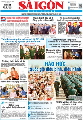 Báo Sài Gòn Giải Phóng ngày 29/4/2025