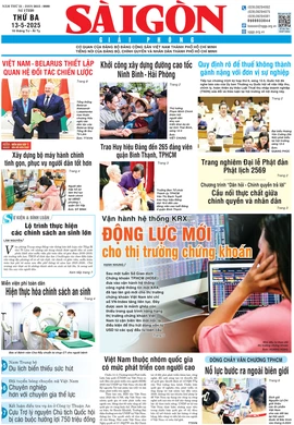 Báo Sài Gòn Giải Phóng ngày 13/5/2025