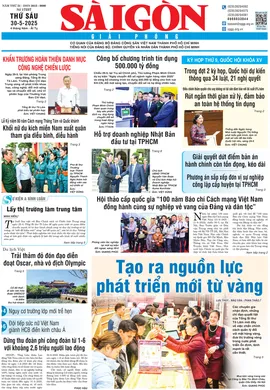 Báo Sài Gòn Giải Phóng ngày 30/5/2025