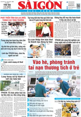 Báo Sài Gòn Giải Phóng ngày 3/6/2025