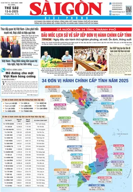 Báo Sài Gòn Giải Phóng ngày 13/6/2025
