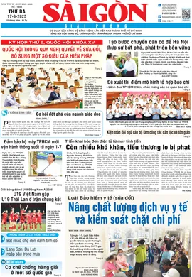 Báo Sài Gòn Giải Phóng ngày 17/6/2025