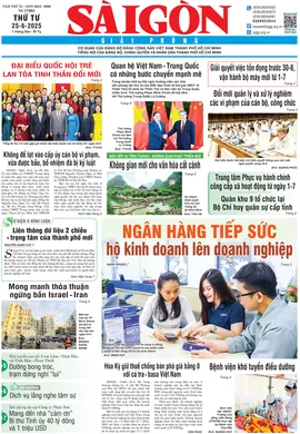 BÁO SÀI GÒN GIẢI PHÓNG NGÀY 25/6/2025