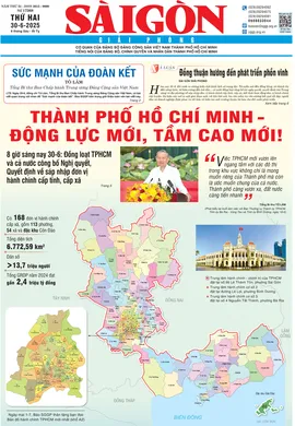 Báo Sài Gòn Giải Phóng ngày 30/6/2025
