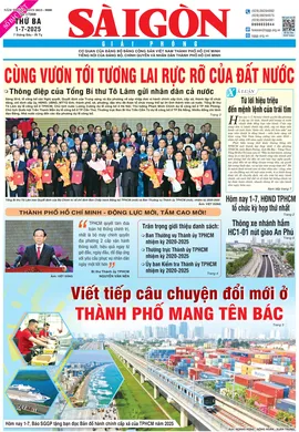 Báo Sài Gòn Giải Phóng ngày 1/7/2025