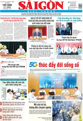 Báo Sài Gòn Giải Phóng ngày 3/7/2025