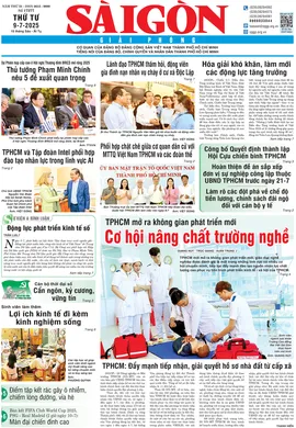 Báo Sài Gòn Giải Phóng ngày 9/7/2025