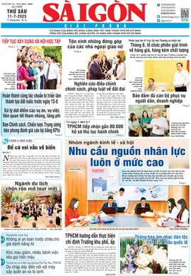 Báo Sài Gòn Giải Phóng ngày 11/7/2025