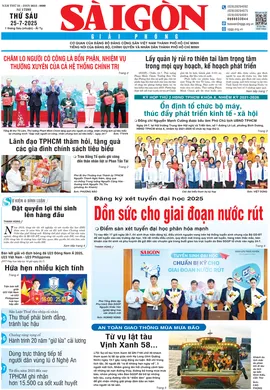 Báo Sài Gòn Giải Phóng ngày 25/7/2025