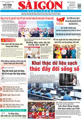 Báo Sài Gòn Giải Phóng ngày 14/8/2025