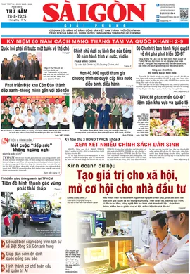 Báo Sài Gòn Giải Phóng ngày 28/8/2025