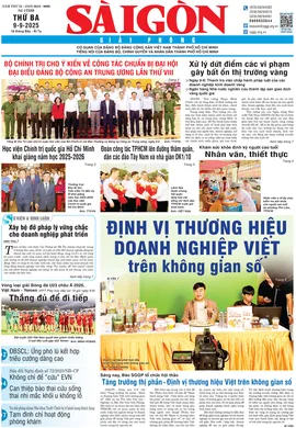 Báo Sài Gòn Giải Phóng ngày 9/9/2025
