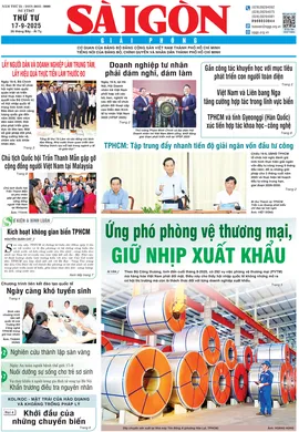 Báo Sài Gòn Giải Phóng ngày 17/9/2025