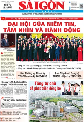 Báo Sài Gòn Giải Phóng ngày 15/10/2025