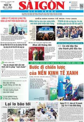 Báo Sài Gòn Giải Phóng ngày 26/11/2025