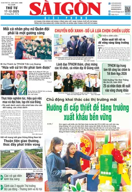 Báo Sài Gòn Giải Phóng ngày 17/12/2025
