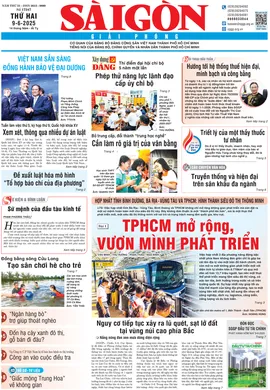 BÁO SÀI GÒN GIẢI PHÓNG - NGÀY 9/6/2025