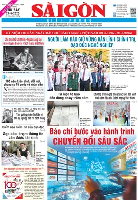 Báo Sài Gòn Giải Phóng ngày 21/6/2025