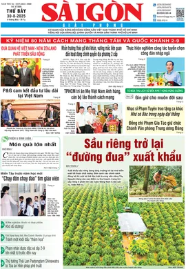 BÁO SÀI GÒN GIẢI PHÓNG - NGÀY 30/8/2025
