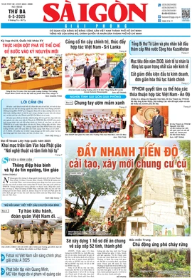 BÁO SÀI GÒN GIẢI PHÓNG NGÀY 6/5/2025