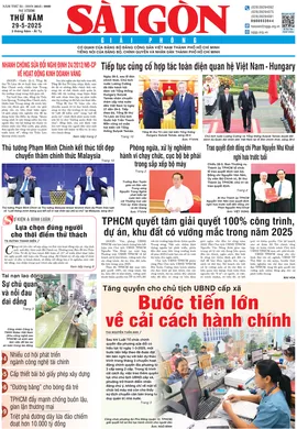 BÁO SÀI GÒN GIẢI PHÓNG NGÀY 29/5/2025