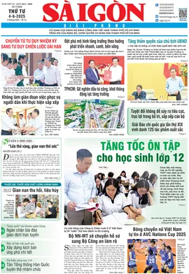 BÁO SÀI GÒN GIẢI PHÓNG NGÀY 4/6/2025