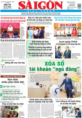 BÁO SÀI GÒN GIẢI PHÓNG NGÀY 18/6/2025
