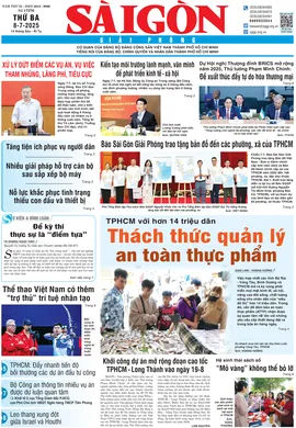 Báo Sài Gòn Giải Phóng ngày 8/7/2025