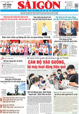 Báo Sài Gòn Giải Phóng ngày 10/7/2025