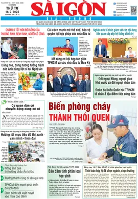 Báo Sài Gòn Giải Phóng ngày 16/7/2025