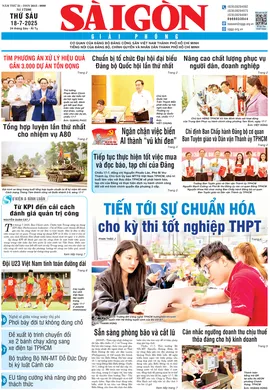Báo Sài Gòn Giải Phóng ngày 18/7/2025
