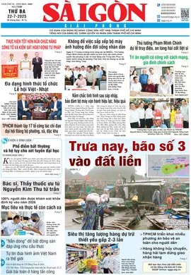 Báo Sài Gòn Giải Phóng ngày 22/7/2025