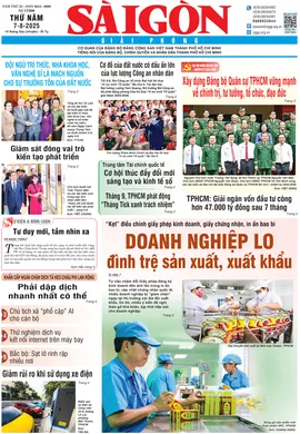 Báo Sài Gòn Giải Phóng ngày 7/8/2025