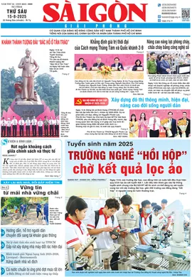 Báo Sài Gòn Giải Phóng ngày 15/8/2025