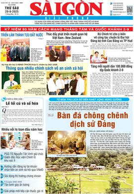Báo Sài Gòn Giải Phóng ngày 29-8-2025