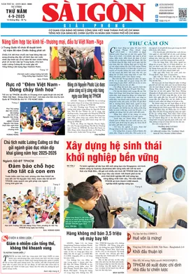 Báo Sài Gòn Giải Phóng ngày 4/9/2025